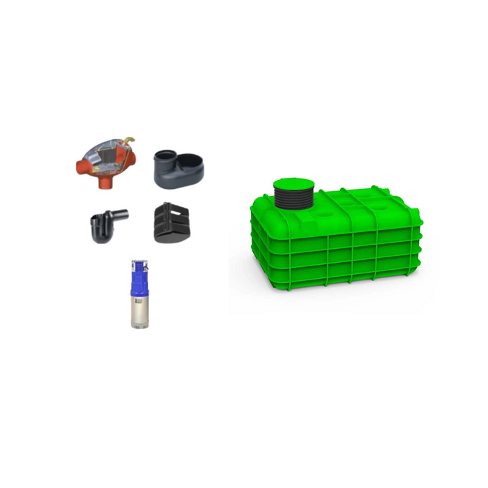 Pack Agua de Chuva Base 5000 litros RoBox