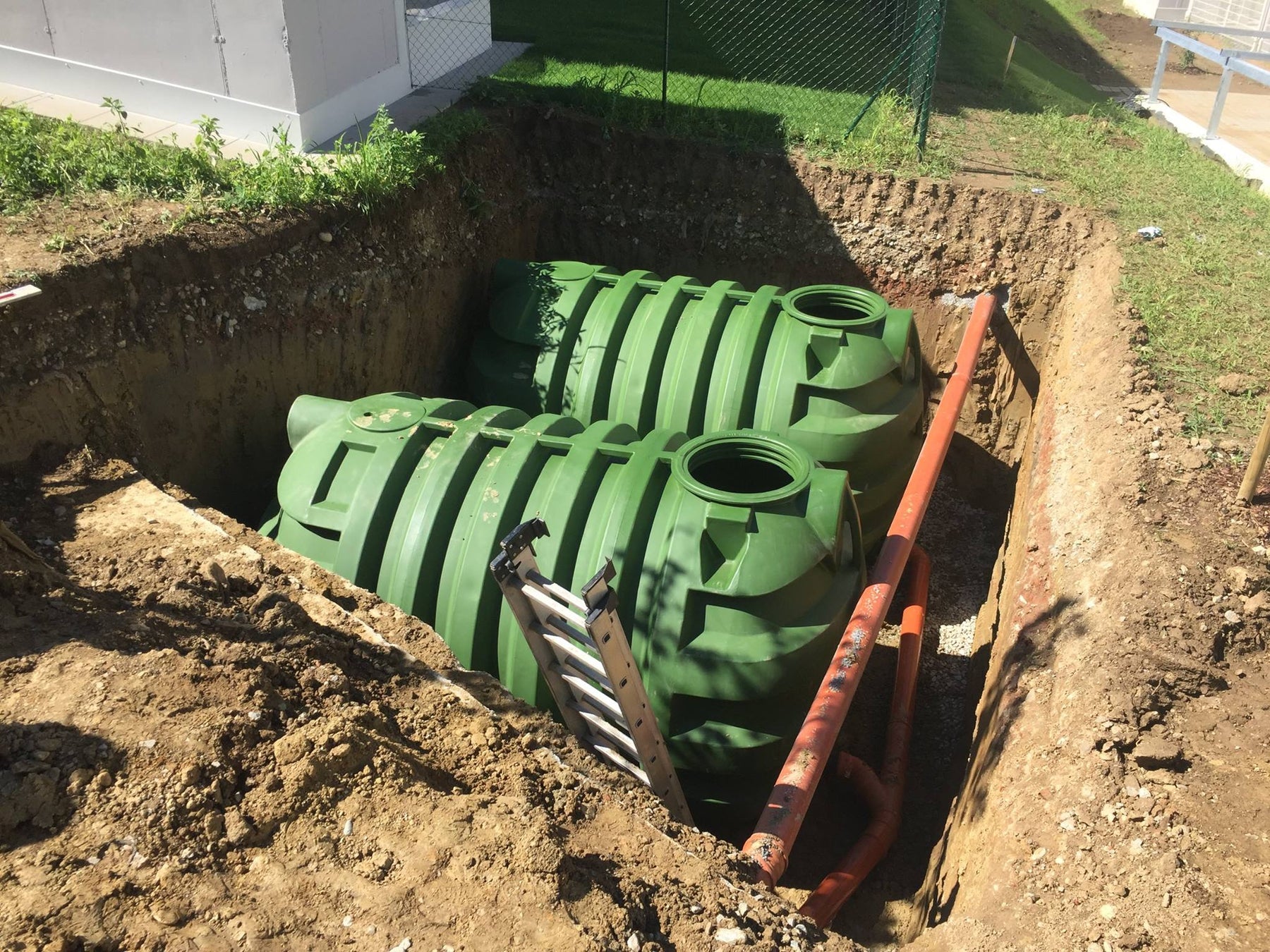 Reservatório de água da chuva