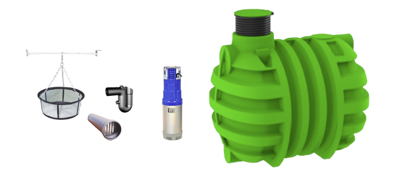 Pack Agua de Chuva Base 10000 litros RoTerra