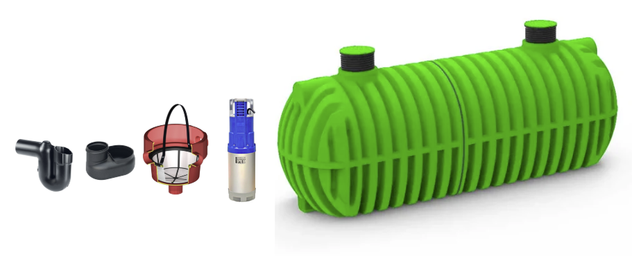 Pack Agua de Chuva Base 20000 litros RoTerra