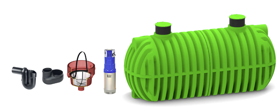 Pack Agua de Chuva Base 30.000 litros RoTerra