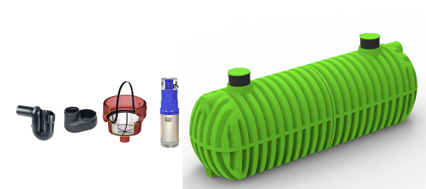 Pack Agua de Chuva Base 40.000 litros RoTerra