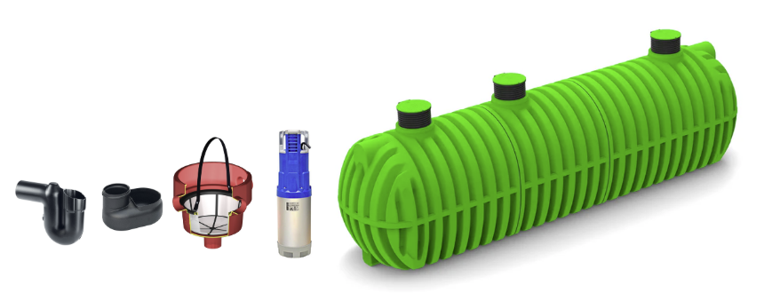 Pack Agua de Chuva Base 45.000 litros RoTerra