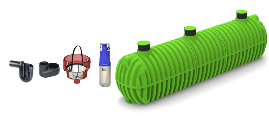 Pack Agua de Chuva Base 50.000 litros RoTerra