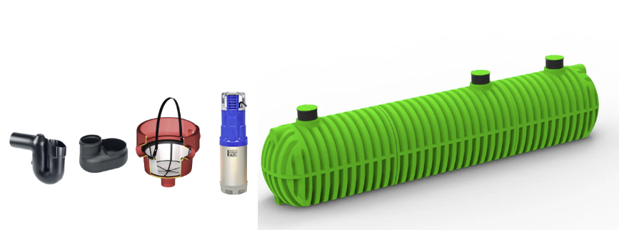 Pack Agua de Chuva Base 65.000 litros RoTerra