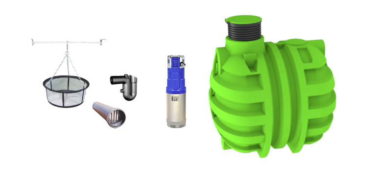 Pack Agua de Chuva Base 8000 litros RoTerra